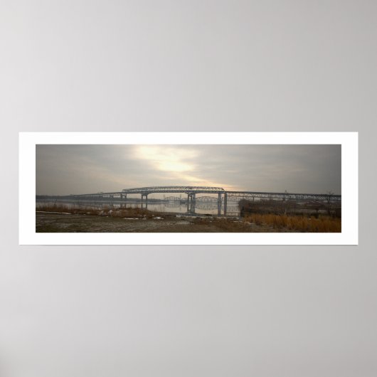Affiche photo du pont Betsy Ross (Devant)