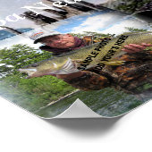 Affiche photo mémorielle de pêche en souvenir affe (Coin)