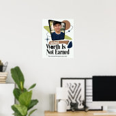Affiche photo personnalisée Vous comptez (Bureau à domicile)