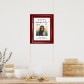 Affiche photo simple en souvenir (Cuisine)