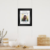 Affiche photo simple en souvenir (Cuisine)