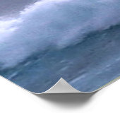 affiche photographique de la faune de la baleine à (Coin)