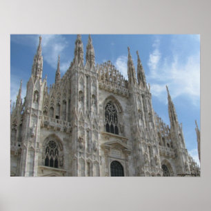 Affiche photographique de Milan, Italie
