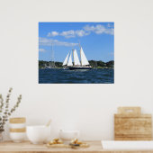 Affiche photographique de voilier (Cuisine)