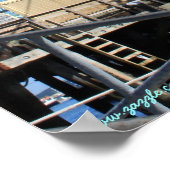 Affiche photographique du navire à voile Mayflower (Coin)