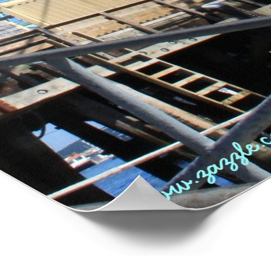 Affiche photographique du navire à voile Mayflower (Coin)