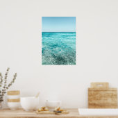 Affiche photographique Turquoise Blue Ocean (Cuisine)