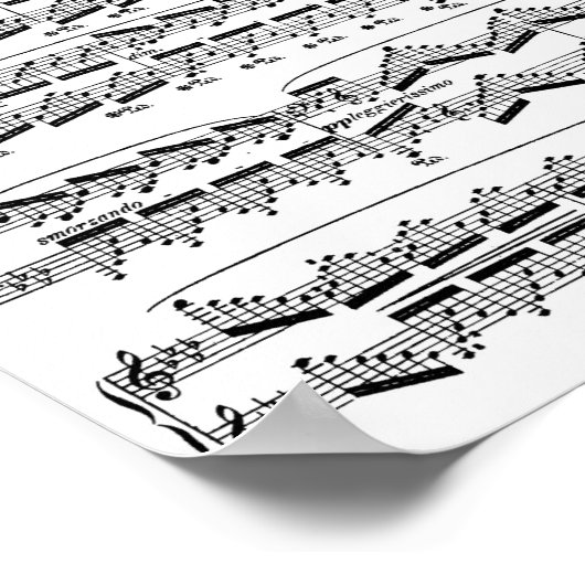 affiche piano musique (Coin)