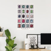 Affiche Pierres Rares et Précieuses (Bureau à domicile)