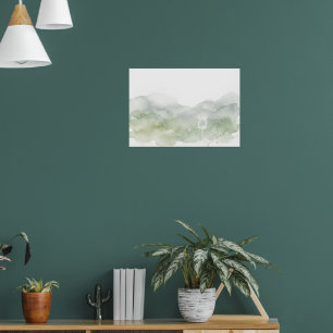 Affiche Pissenlit de Montagne Vert Douce