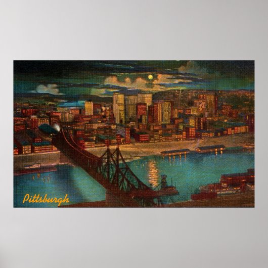 Affiche Pittsburgh By Moonlight (Devant)