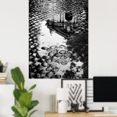 Affiche Pluie à Rome (Bureau à domicile)