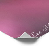 Affiche "Pnk Mist" Fleurs de cerisier japonais (Coin)