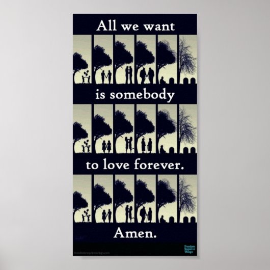 Affiche poétique du mariage homosexuel (Devant)