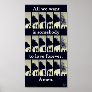 Affiche poétique du mariage homosexuel