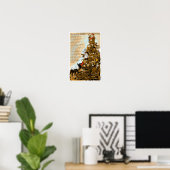 Affiche poétique 'Ils ne seraient peut-être pas de (Bureau à domicile)