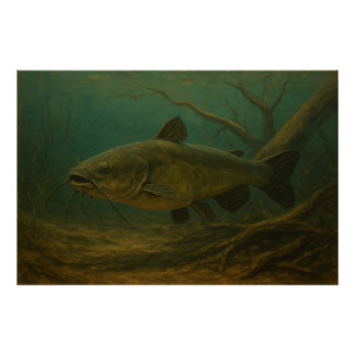 Affiche Poisson-chat