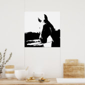 Affiche Pop Art Cheval (Cuisine)