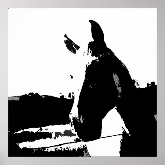 Affiche Pop Art Cheval (Devant)