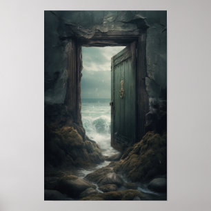 Affiche - Portail de la porte de l'océan générée p