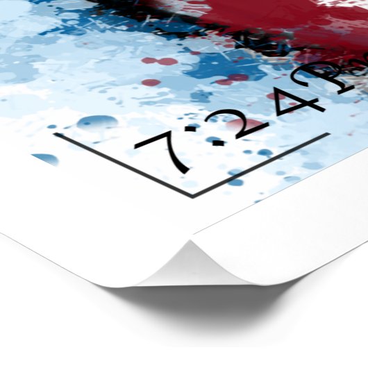 Affiche "Pour" 19:24 PM (Coin)