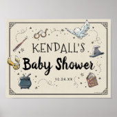 Affiche pour Baby Shower Harry Potter (Devant)