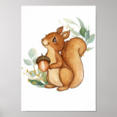 Affiche pour chambre d'enfants avec animaux de la  (Devant)