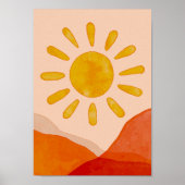 Affiche pour chambre d'enfants Boho Sun Kids, Impr (Devant)