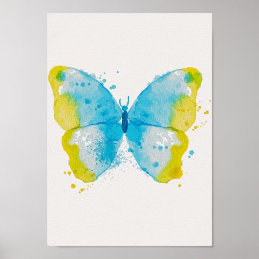 Affiche pour chambre d'enfants papillon - Impressi (Devant)