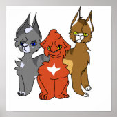 Affiche pour chats de médecine (Devant)