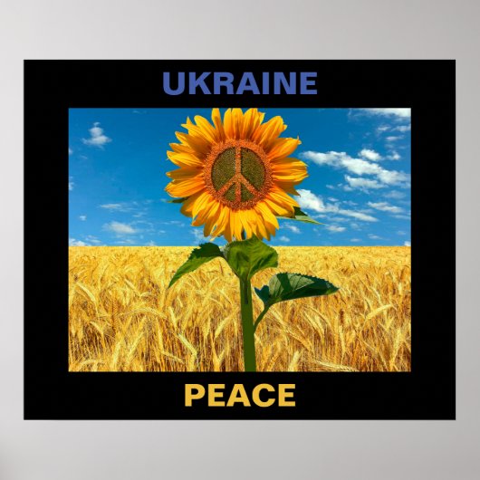Affiche pour la paix en Ukraine - 24"x20" (Devant)