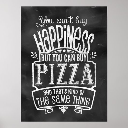 Affiche pour les Amoureux de Pizza (Devant)