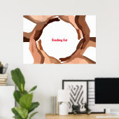 Affiche pour tendre la main (Bureau à domicile)