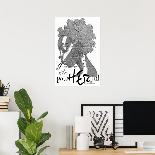 affiche powHERful (Bureau à domicile)