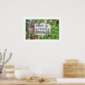 Affiche "Priez pour la paix de Jérusalem" (Cuisine)