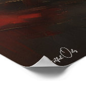 Affiche | Printemps | Style de peinture à l'huile (Coin)