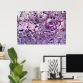 affiche prismatique violette (Bureau à domicile)