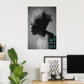 Affiche professionnelle de beauté audacieuse (Bureau à domicile)