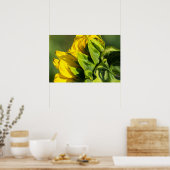 Affiche - Profil arrière de tournesol (Cuisine)