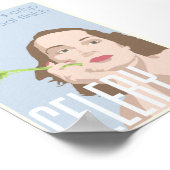 Affiche promotionnelle de céleri - 4x6 (Coin)