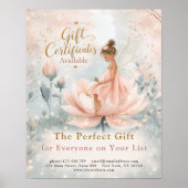 Affiche promotionnelle de certificat-cadeau de fée (Devant)