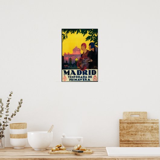 Affiche promotionnelle de Madrid au printemps (Cuisine)