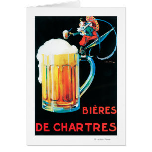 Affiche promotionnelle des bières de Chartres