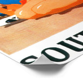 Affiche promotionnelle des plages de Californie (Coin)