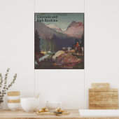 Affiche promotionnelle du Chemin de fer du Colorad (Cuisine)