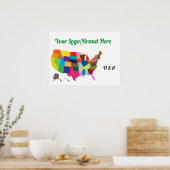 Affiche promotionnelle personnalisable marketing (Cuisine)