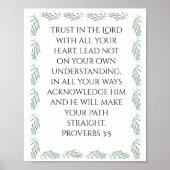 Affiche Proverbes 3:5 (Devant)