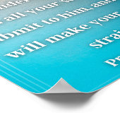 Affiche Proverbes 3:5-6 (Coin)