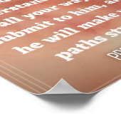 Affiche Proverbes 3:5-6 (Coin)