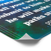 Affiche Proverbes 3:5-6 (Coin)